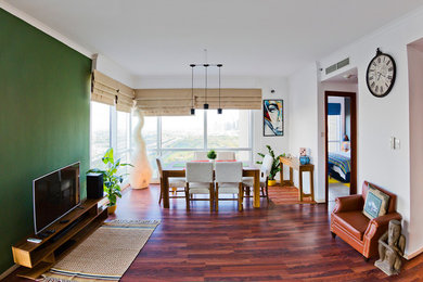 Inspiration for a contemporary living room remodel in Other
