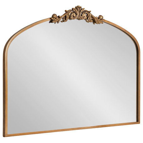 Arendahl Traditional Arch Mirror, Gold, 36x29