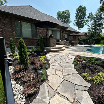 outdoor kitchen