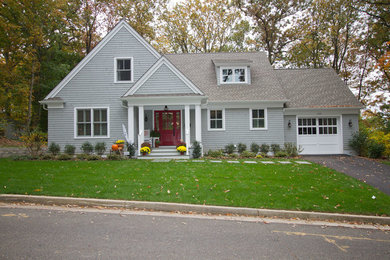Traditional exterior home idea in New York