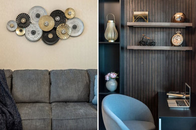 Minimalist living room photo in Other