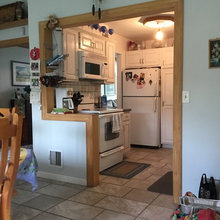 Suburban Cape Transitional Kitchen Remodel