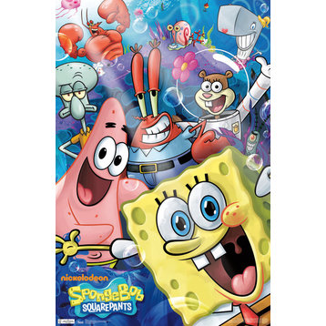 SpongeBob Joy Poster, Premium Unframed