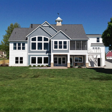 Lakefront home with Suntuitive windows