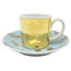 Gold Finish Espresso Cup With Saucer