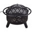Peaktop Outdoor Steel Wood Burning Fire Pit