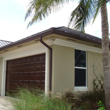 BROWN K STYLE AND 3X4 DOWNSPOUTS