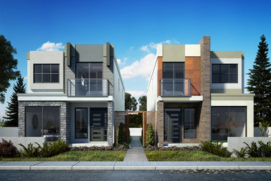 Modelo de diseño residencial contemporáneo pequeño