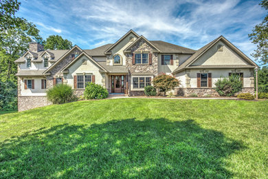 Example of a trendy exterior home design