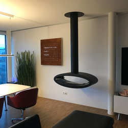 Decken Design Ethanolkamin Ellipse von Decoflame - Indoor Fireplaces