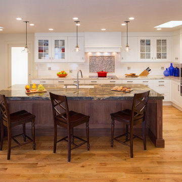 Modern Colonial Kitchen in Santa Cruz, CA