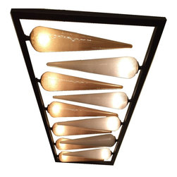 CONUS CEILING BLOWN GLASS CHANDELIER - Chandeliers