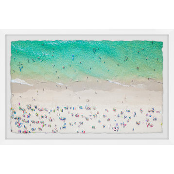 "Beach Destination" Framed Painting Print, 36x24