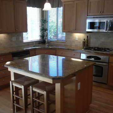 Golden Exotica Granite Kitchen