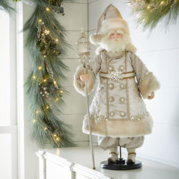 Katherine's Collection Maurice Noel 35" Santa Doll - Holiday Accents And Figurines