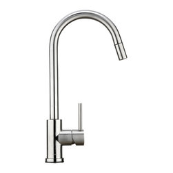 Mixer Tap with Pull-Out Vegi Spray Gooseneckk - Kitchen Mixers
