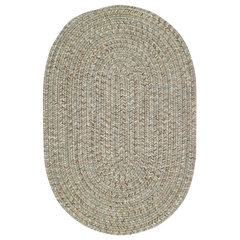 Colonial Mills Anastasia Black 8 ft. x 10 ft. Oval Indoor / Outdoor Rug