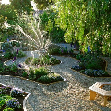 parterre-inspired veggie garden