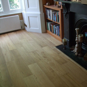 Rustic Oak Oiled Floor Laid In Private House