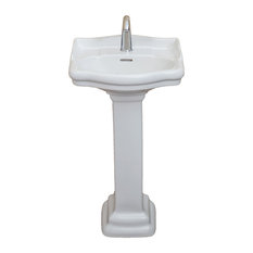 50 Most Por Traditional Bathroom Sinks For 2018 Houzz Fine Fixtures Roosevelt Pedestal Sink Only White 4 Faucet 18