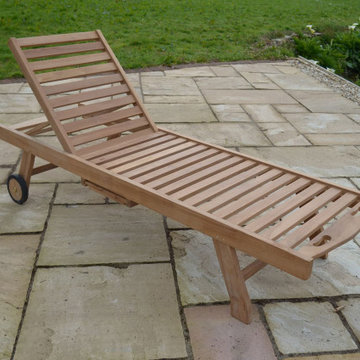 Teak Sun Lounger