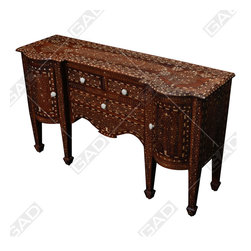 WOOD EN BONE CONSOLE TABLE - Furniture