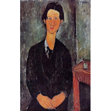 Amedeo Modigliani Portrait of Chaim Soutine, 18"x27" Wall Decal