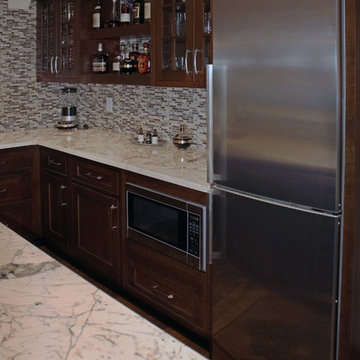 Luxury Basement Remodel, Mudroom, Built-ins