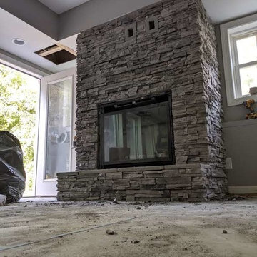 stone Fireplace