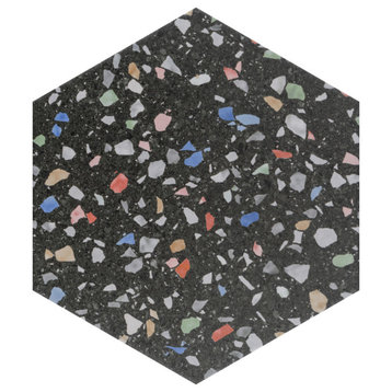Venice Hex Colors Dark Porcelain Floor and Wall Tile