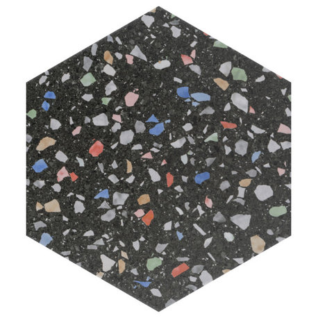 Venice Hex Colors Dark Porcelain Floor and Wall Tile