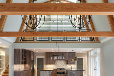 Inspiration for a farmhouse kitchen remodel in Seattle