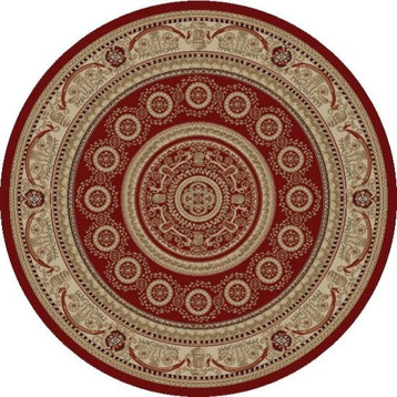 Concord Global Jewel 4410 Aubusson Rug 9'3"x12'6" Red Rug