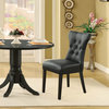 Silhouette Dining Chairs Faux Leather, Set of 2