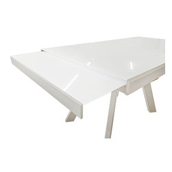 Extendable Double Leaf Glass Table by MiniMax Decor - Products