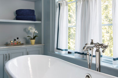 Example of a large transitional bathroom design in Baltimore