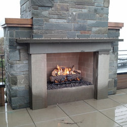 Isokern Fireplace w/ Pennsylvania Ashlar - Products