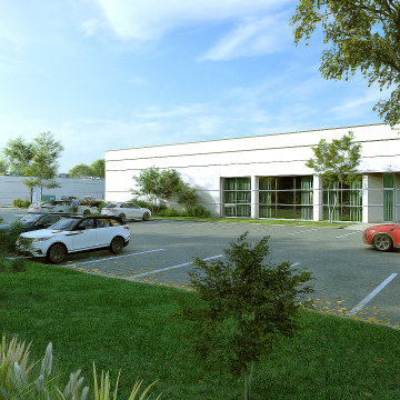 3D Architectural Rendering Service of a commercial building