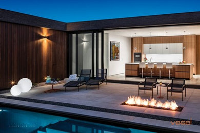 Inspiration for a contemporary kitchen remodel in Denver