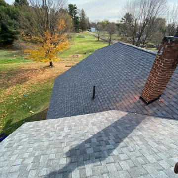 CertainTeed Landmark shingles installed in Pewter