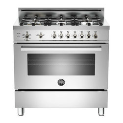 36" Professional Series 6 Burner All Gas Range - Ovens