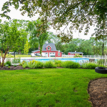 Backyard Pool, Patio, Perennials, and FUN in Barrington, IL