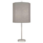 Robert Abbey - Robert Abbey SG05 Kate, 1 Light Table Lamp - Make a bold statement in your space with the KateKate 1 Light Table L Polished Nickel/Crys *UL Approved: YES Energy Star Qualified: n/a ADA Certified: n/a  *Number of Lights: 1-*Wattage:150w Type A bulb(s) *Bulb Included:No *Bulb Type:Type A *Finish Type:Polished Nickel/Crystal
