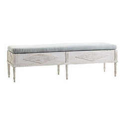 SWEDISH STORAGE BENCH - Accent And Storage Benches