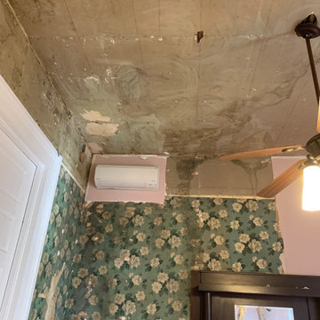 Wallpaper Removal & Ceiling Repair