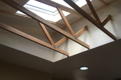 Inspiration for a modern living room remodel in Portland