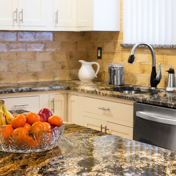 Magma Circa Black and Gold Granite Countertops in Newtown Square PA