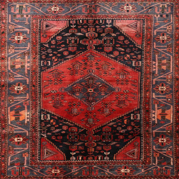 Ahgly Company Indoor Square Traditional Area Rugs, 8' Square