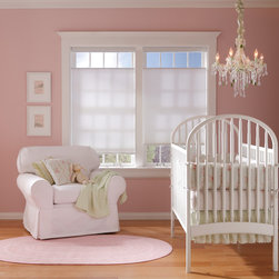 Bali DiamondCell 3/8" Double Cell Tinted Whites Cellular Shades - Cellular Shades