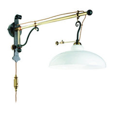 Ranch 1White Scavo8, Burnished Brass And Anthracite, Amber Opaline